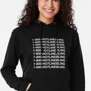 1 800 HOTLINE BLING hoodie L